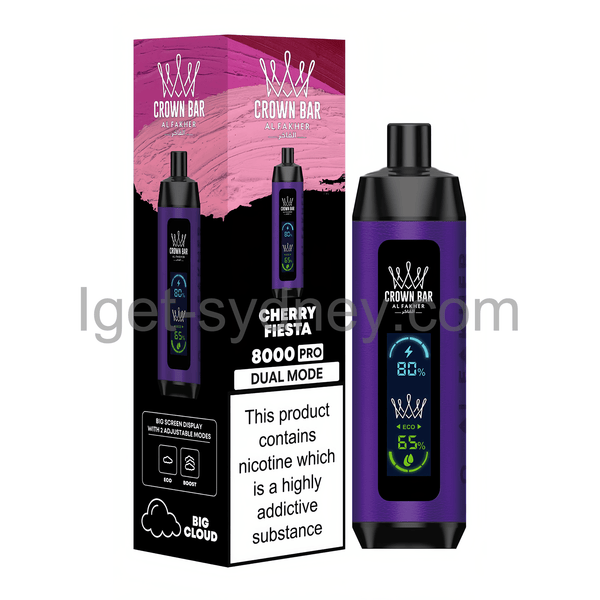 AL FAKHER CROWN BAR SHISHA-CHERRY FIESTA/Cherry Raspberry Shisha